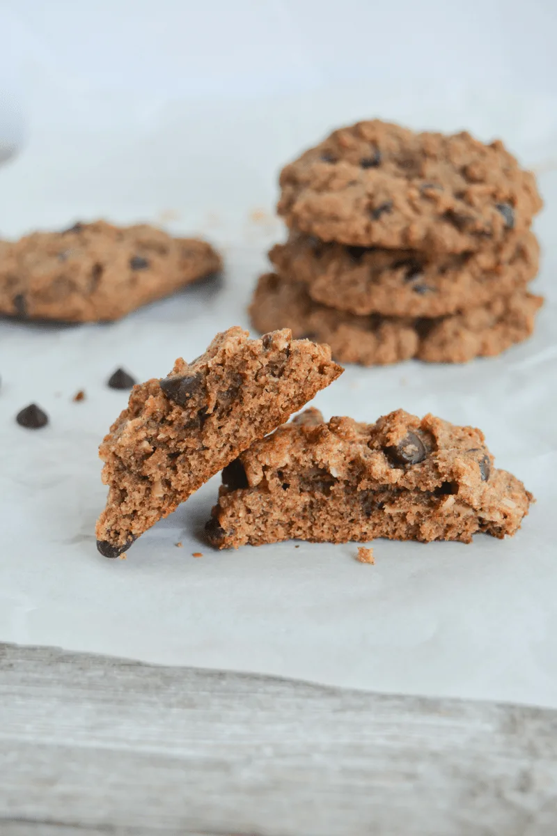 Keto Chocolate Chip Pecan Coconut Cookies