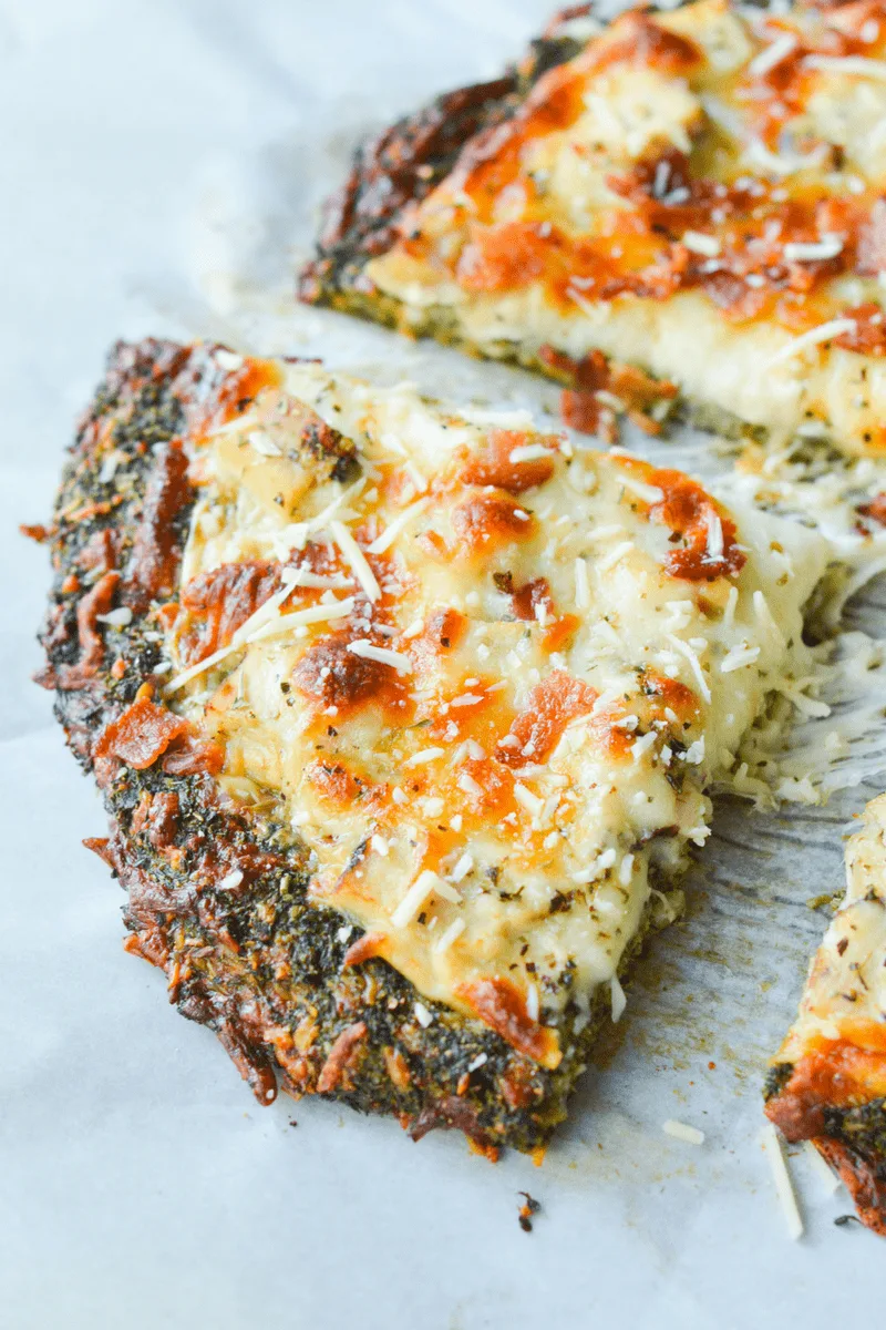 Low Carb Broccoli Crust Pizza