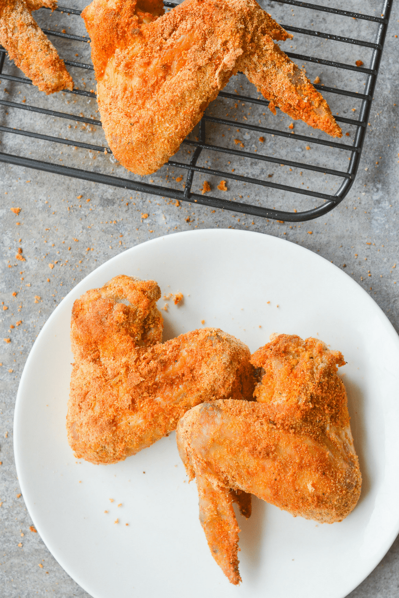 Low Carb Crispy Oven Fried Wings