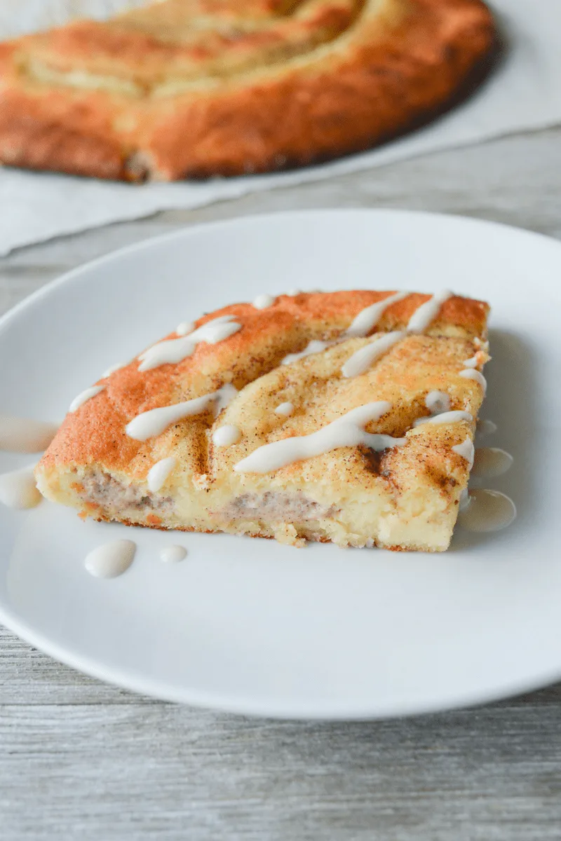 Low Carb Stuffed Cinnamon Roll