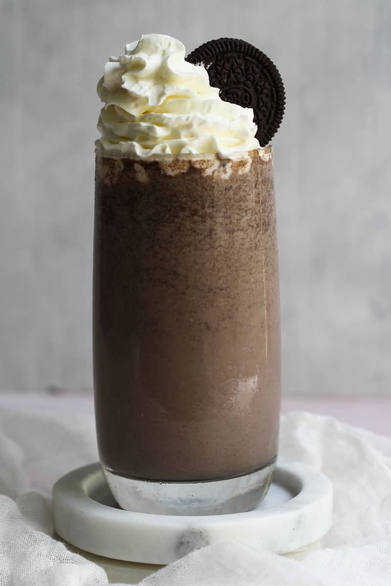 Oreo Milkshake Without Ice Cream