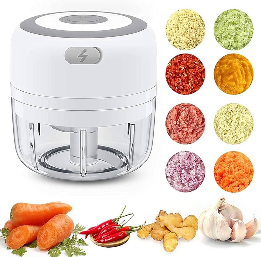 Vgguer Mini Garlic Chopper Food Processor