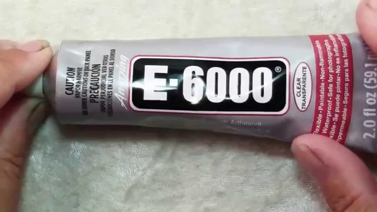 How To Open E6000 Glue