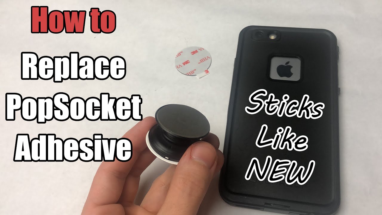 How To Remove Popsocket Adhesive